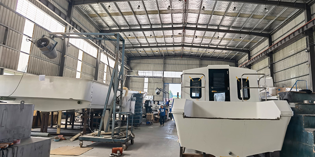 interior de fábrica de barcos grandes para fabricação de barcos personalizados na China