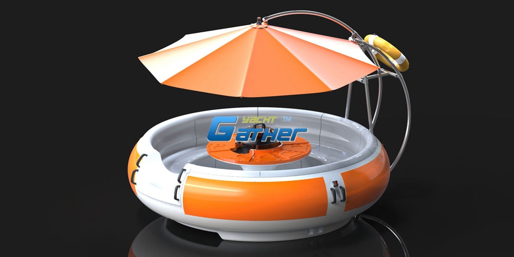 Festas de lazer em barco donut para churrasco de fibra de vidro