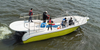 Uso comercial do BARCO PARASAIL de fibra de vidro de 35 pés