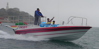 Missões de resgate de barco PARASAIL de assento único de 25 pés