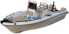 Uso comercial de barco de pesca de fibra de vidro 17FT