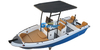 Uso comercial de barco de pesca de fibra de vidro 17FT