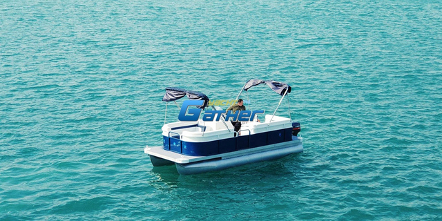 Serviços resistentes de alumínio do resort do barco do pontão de 19FT